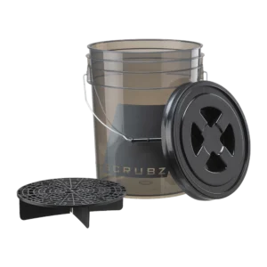 SCRUBZ Detailing Bucket with Grit Guard and Lid 20L